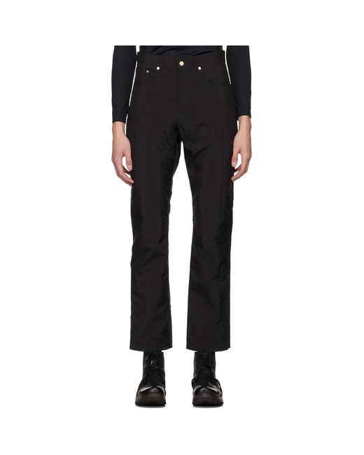 KANGHYUK Black Ssense Exclusive Airbag Trousers for men