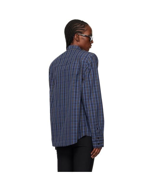 Mugler Blue Power Shirt