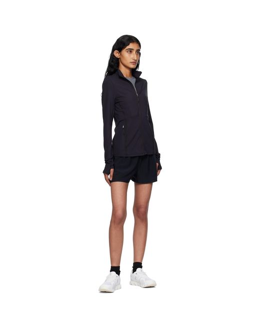 On Shoes Black Mesh Shorts