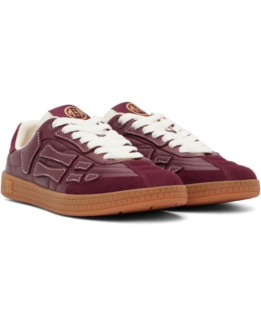 Amiri Black Burgundy Pacific Football Sneakers for men