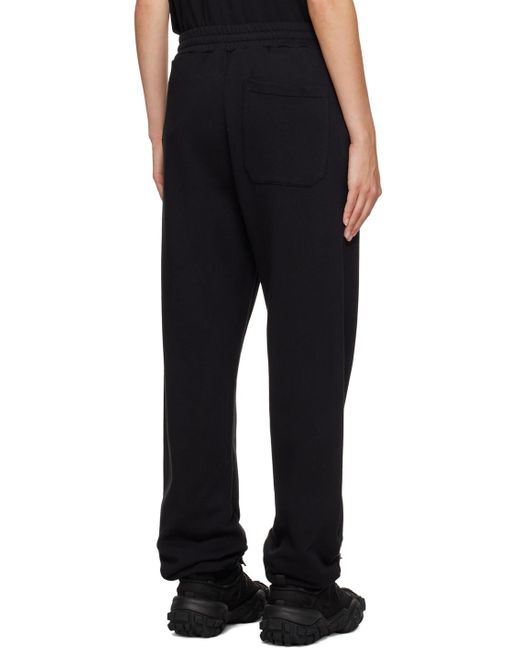 MSGM Black Three-pocket Lounge Pants