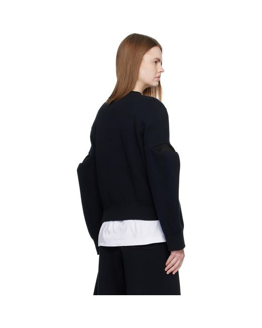 Sacai Blue Sponge Sweat Pullover Sweatshirt