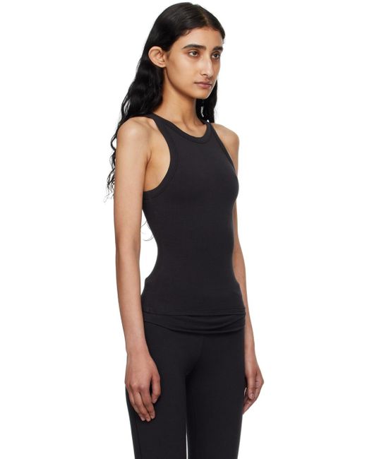 Skims ブラック Cotton Jersey クルーネック タンクトップ Black