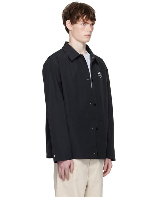 A.P.C. Black Regis Jacket for men