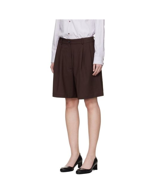 Cordera Black Tailored Bermuda Shorts