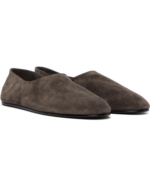 Fear Of God Black Taupe Ballerino Loafers for men