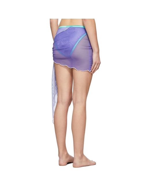 POSTER GIRL Blue Ssense Exclusive Sarandon Sarong
