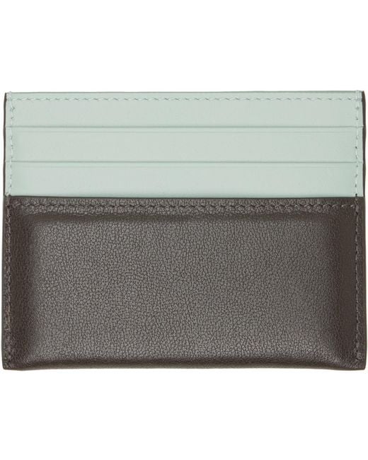 Givenchy Gray Padded Cardholder for men
