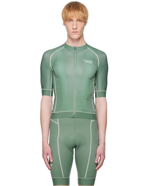 Pas Normal Studios Green Mechanism Jersey T-Shirt for men