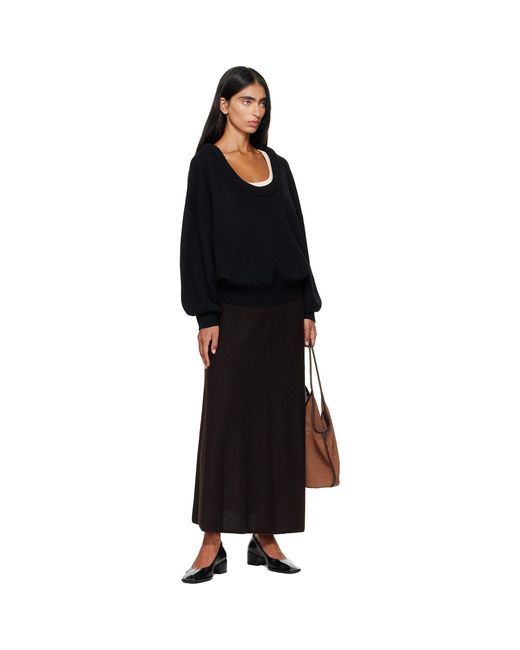 Lisa Yang Black Doria Sweater