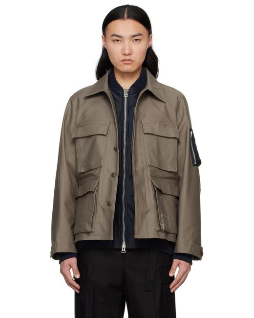Wtaps × Sacai Cotton Back Satin Jacket