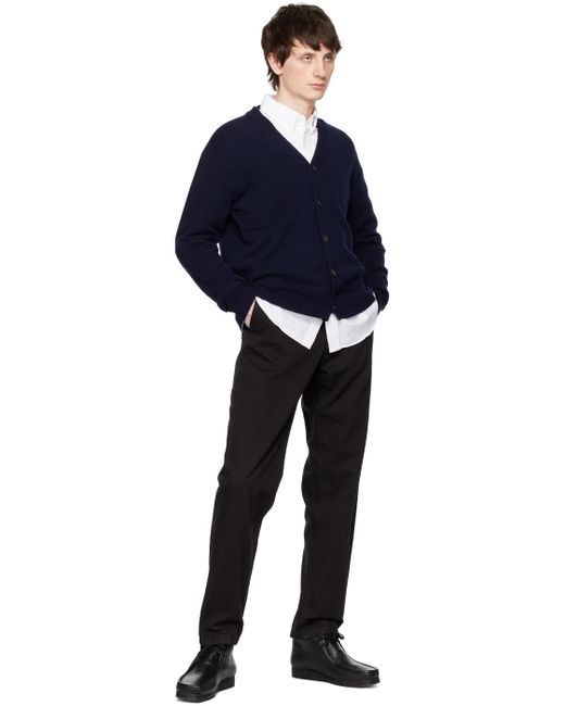 Norse Projects Blue Navy Adam Cardigan for men