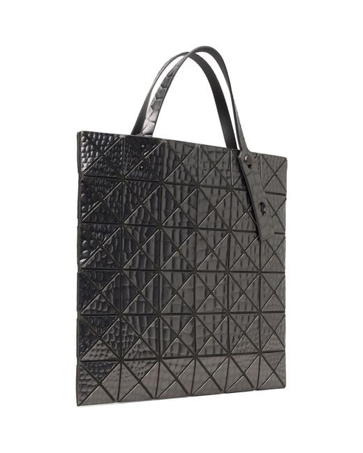 Issey Miyake Black Gunmetal Meta Kaiju Tote for men