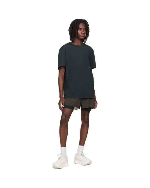 Post Archive Faction PAF Black On Edition Running T-Shirt for men