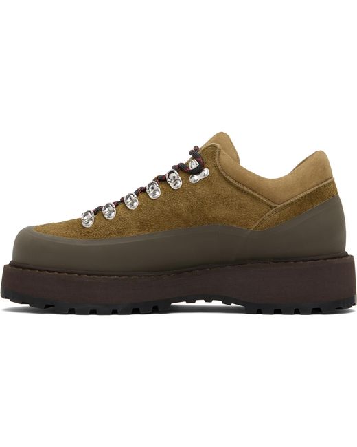 Diemme Brown Khaki Cornaro Due Gomma Boots for men