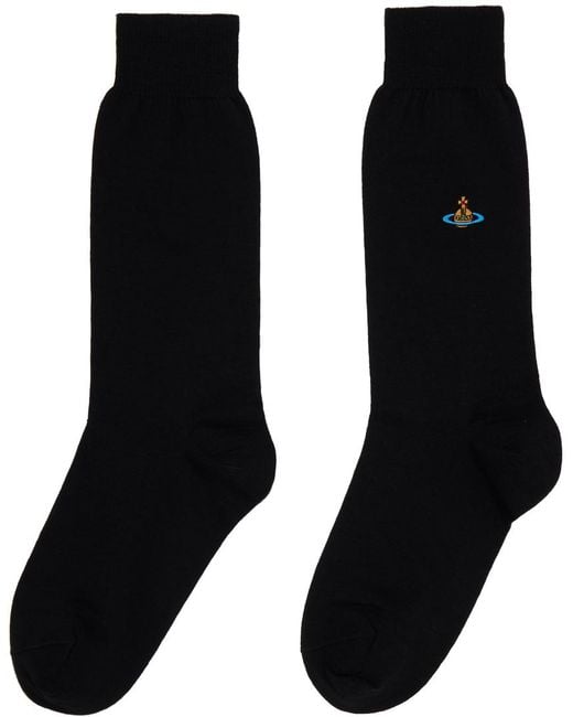 Vivienne Westwood Black Uni Socks
