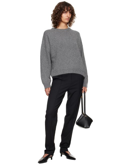 Loulou de Saison Gray Tristan Yak Blend Sweater