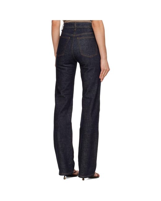 Khaite Blue Danielle Jeans