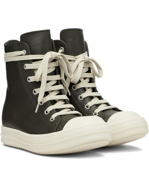 Rick Owens Black Concordians Sneakers
