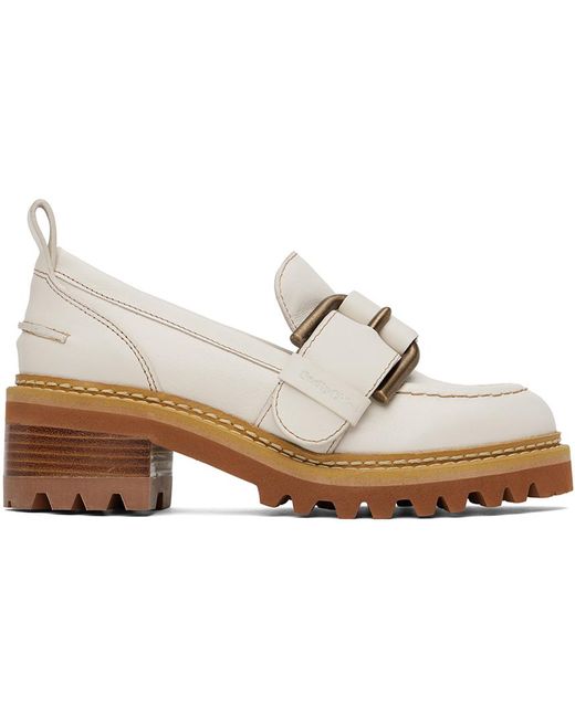 See By Chloé Black Off-white Willow Loafers