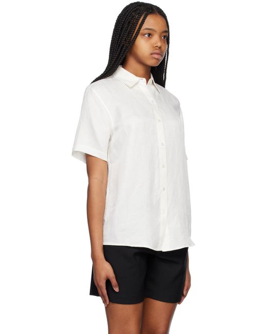 Anine Bing White Bruni Shirt