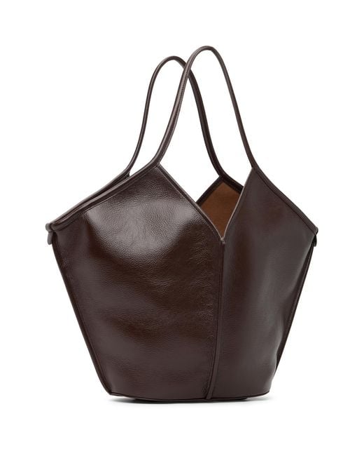 Hereu Brown Calella Distressed Tote for men