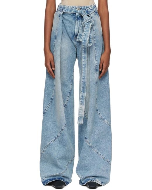 THE ATTICO Maxi pocket jeans マキシポケット ジーンズ The Attico Maxi Pocket Jeans