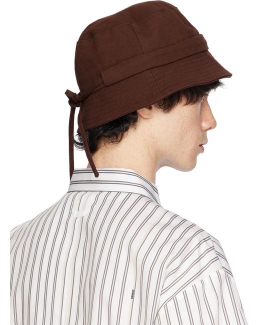 Jacquemus Brown Les Classiques 'le Bob Gadjo' Bucket Hat for men