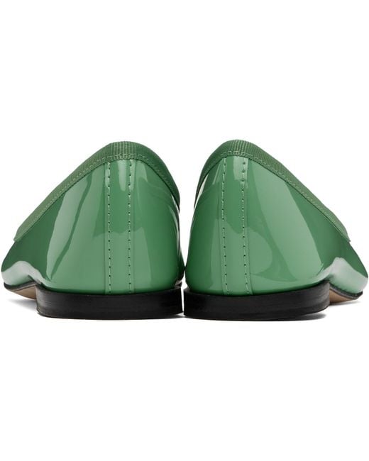 Repetto Green Ssense Exclusive Cendrillon Ballerina Flats
