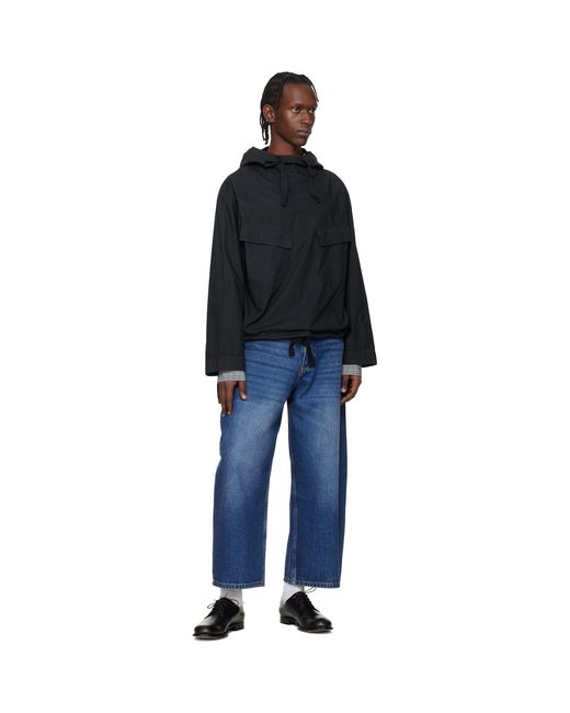 Studio Nicholson Black Aaron Levine Edition Kirby Popover Jacket for men