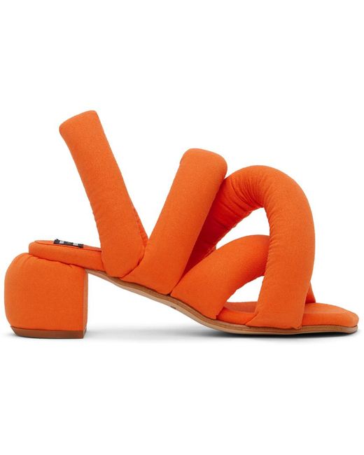 Yume Yume Orange Henrik Vibskov Edition Sausage Heeled Sandals