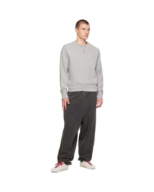 Entire studios Gray Pod Crew Sweatshirt for men