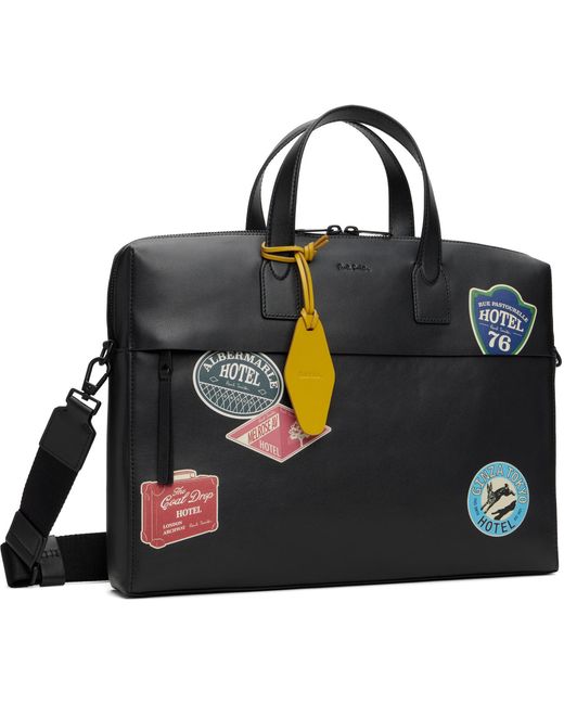 Paul Smith Black Folio Briefcase for men