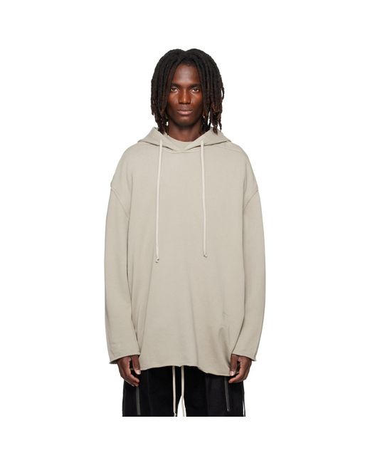 Pull À Capuche Peter Gris Rick Owens pour homme en coloris Natural
