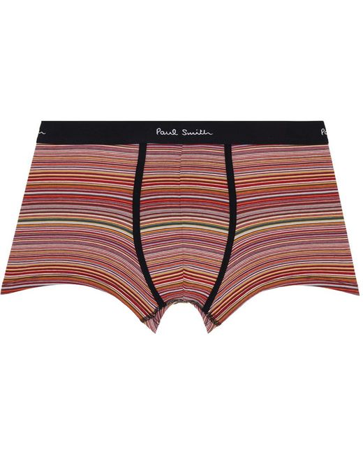 Paul Smith Three-pack Multicolor 'signature Stripe' Boxers for men