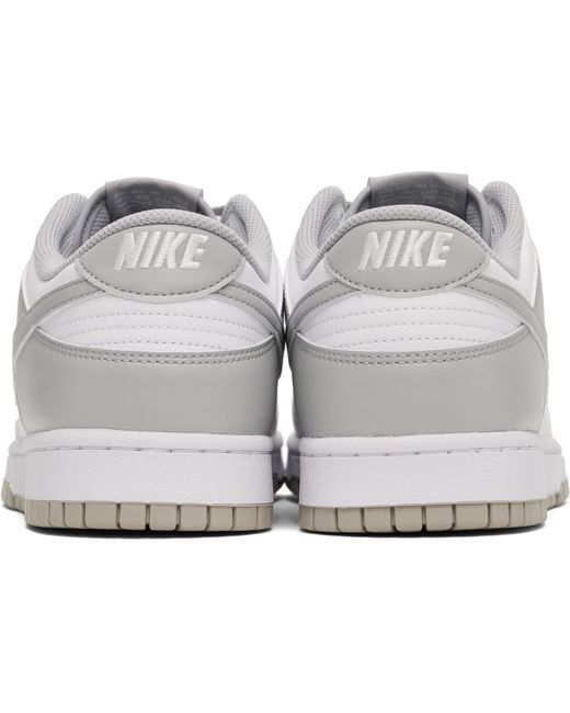 Nike White Dunk Low Retro Sneakers for men