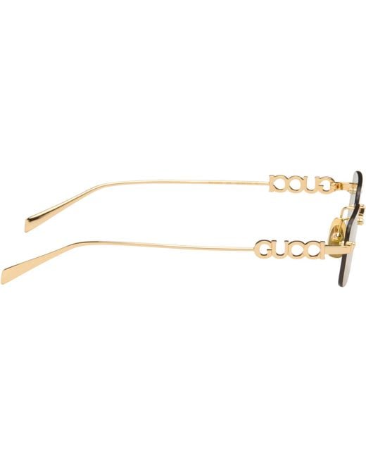 Gucci Multicolor Rectangular Frame Sunglasses