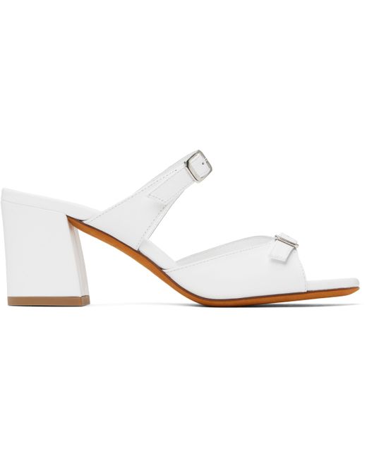 Maryam Nassir Zadeh ホワイト Una ヒールサンダル Black