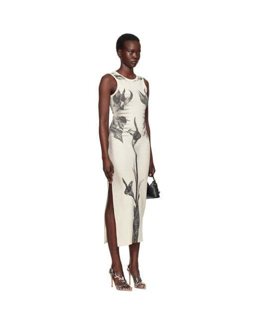 Jean Paul Gaultier Black 'The Flower Body Morphing Marinière' Maxi Dress