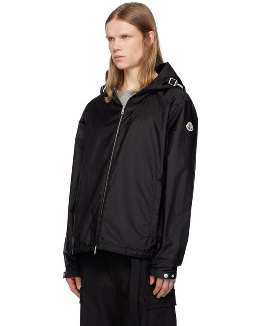 メンズ Moncler ブラック Remoray フード付きジャケット Black