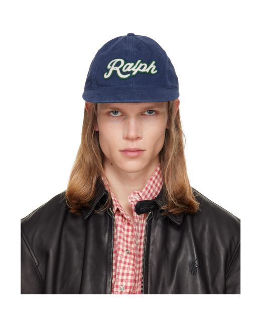 メンズ Polo Ralph Lauren ネイビー 'The Ralph Logo' ツイル ベース