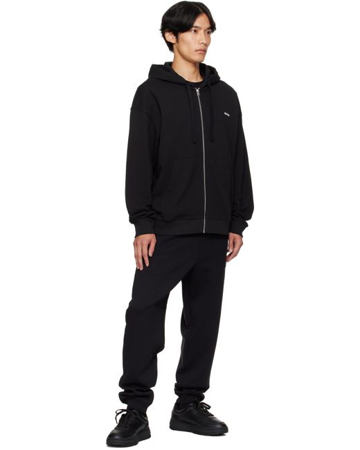 Baskets Noires En Cuir Synthétique À Ornements En Zigzags HUGO pour homme en coloris Black