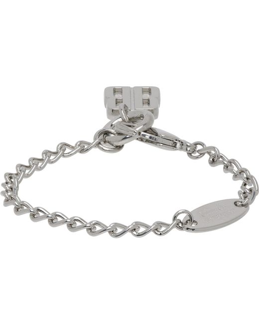 Balenciaga Metallic Nano Thin Bracelet for men