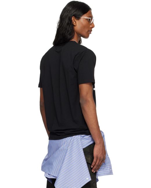 Ashley Williams Black Ssense Exclusive 'I Heart Me' Danny T-Shirt for men