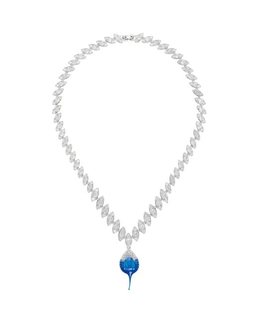 OTTOLINGER Multicolor 'Dipped Diamond' Necklace
