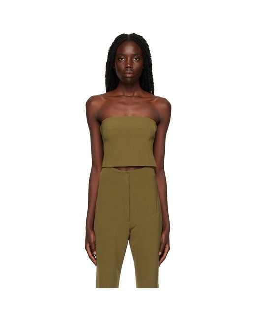 Paris Georgia Black Khaki Audrey Camisole