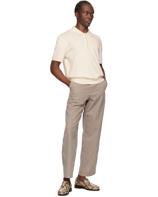Saturdays NYC Natural George Trousers for men