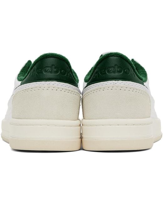 Reebok Black White & Green Lt Court Sneakers for men
