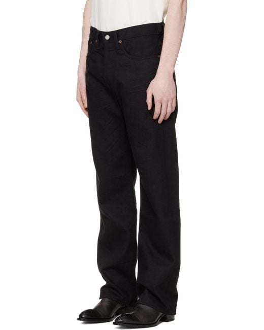 RRL メンズ ブラック Vintage 5-Pocket セルビッジジーンズの通販はau