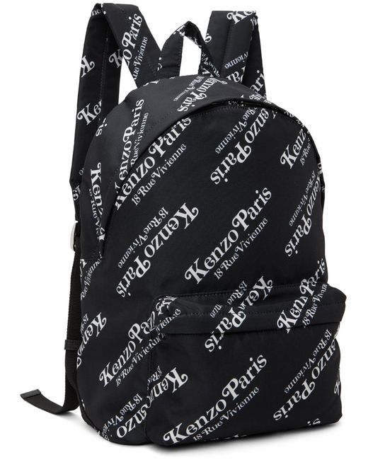 KENZO Black Paris Verdy Edition Gram Backpack for men